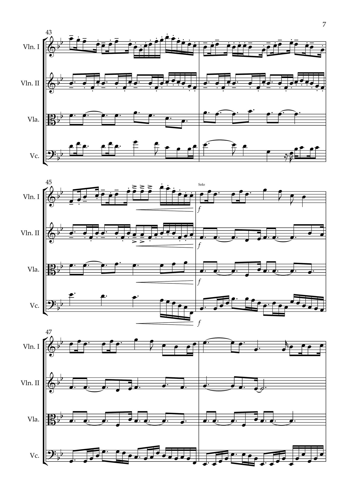 A Thousand Years Streichquartett Noten — Partiturvorschau von Paul Lorenz