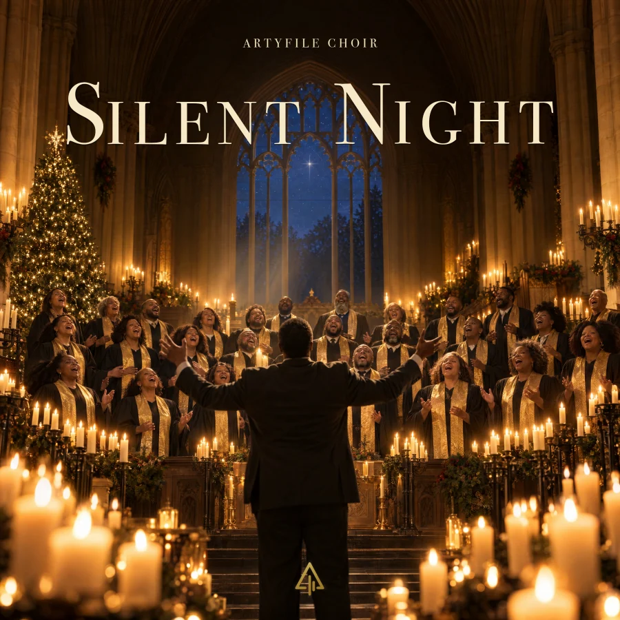 Silent Night — the Artyfile Choir studio recording of Paul Lorenz’ SATB arrangement